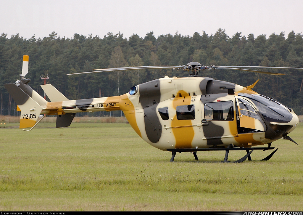 USA - Army Eurocopter UH-72A Lakota 07-2105 at Nuremberg (NUE / EDDN), Germany