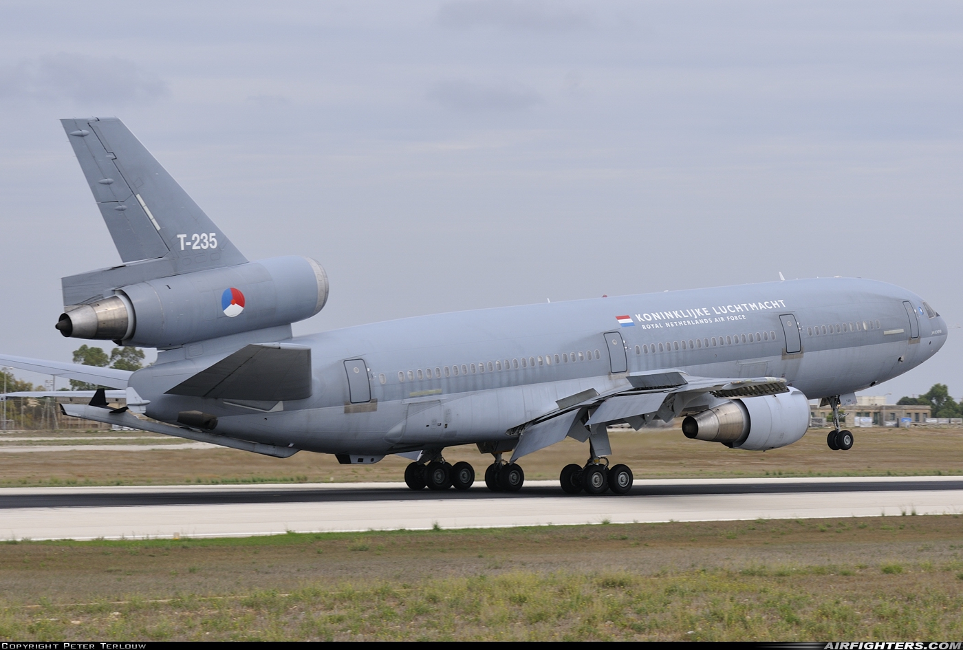Netherlands - Air Force McDonnell Douglas KDC-10-30CF T-235 at Luqa - Malta International (MLA / LMML), Malta