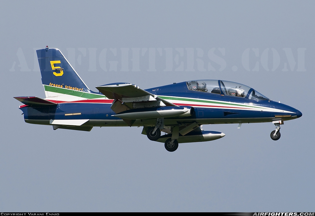 Italy - Air Force Aermacchi MB-339PAN MM54485 at Verona - Villafranca (Valerio Catullo) (VRN / LIPX), Italy
