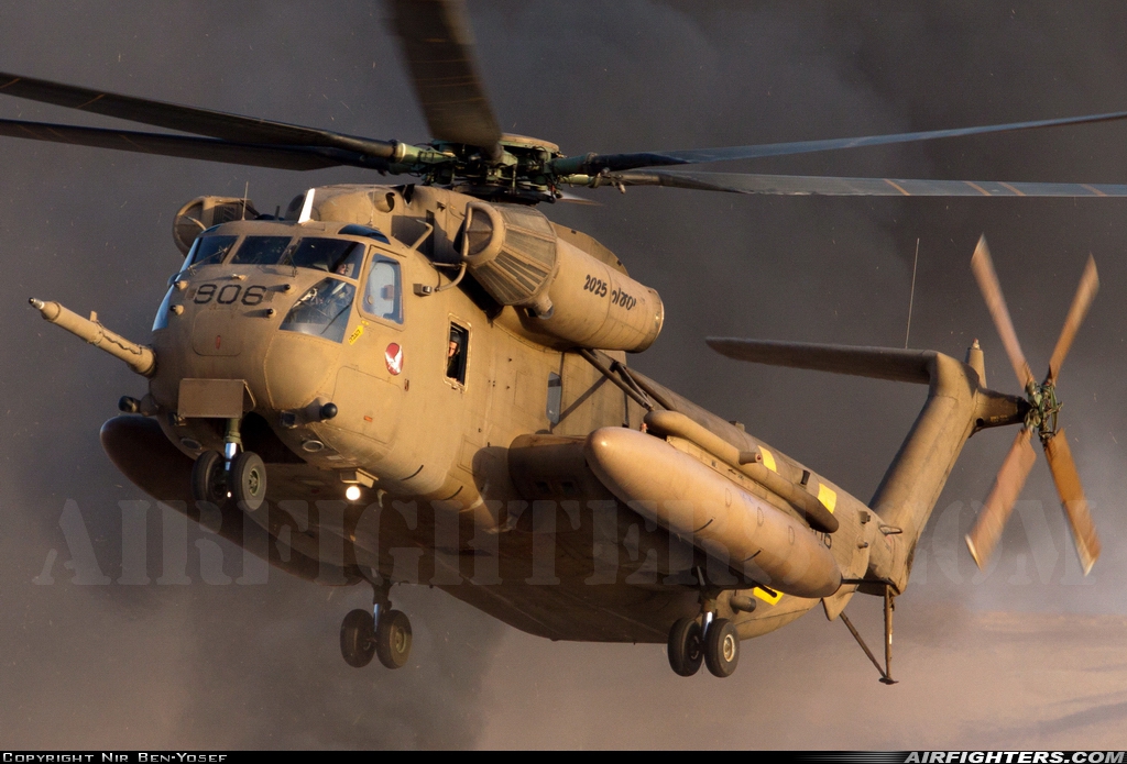 Israel - Air Force Sikorsky CH-53A Yas'ur 2000 (S-65C) 906 at Beersheba - Hatzerim (LLHB), Israel