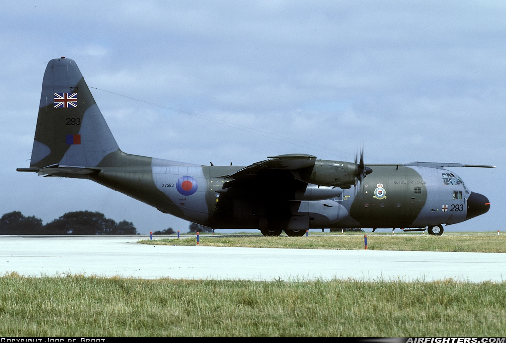 UK - Air Force Lockheed Hercules C1 (C-130K / L-382) XV293 at Lyneham (LYE / EGDL), UK