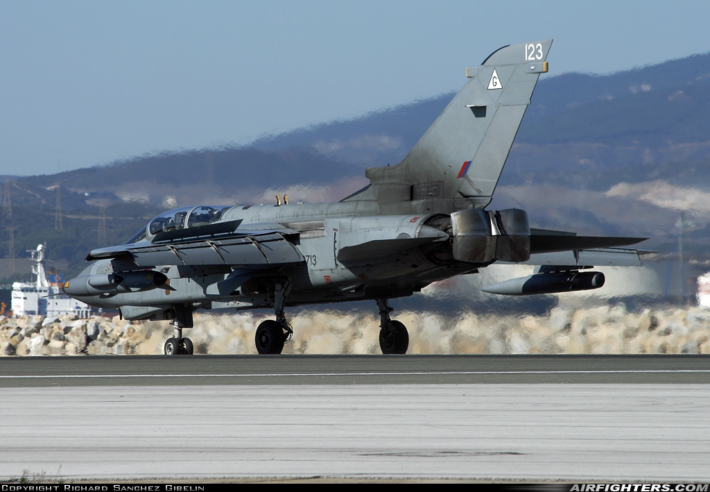UK - Air Force Panavia Tornado GR4A ZG713 at Gibraltar - North Front (GIB / LXGB), Gibraltar
