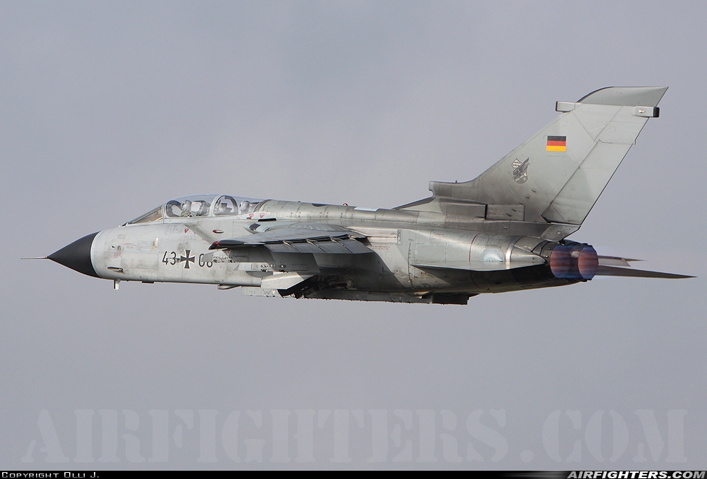 Germany - Air Force Panavia Tornado IDS(T) 43+08 at Lechfeld (ETSL), Germany