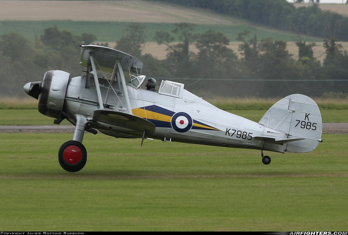 Private Gloster Gladiator Mk.I G-AMRK at Duxford (EGSU), UK
