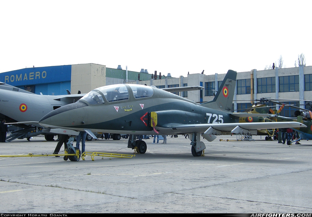 Romania - Air Force IAR-99C Soim 725 at Bucharest - Aurel Vlaicu (Baneasa) (BBU / LRBS), Romania