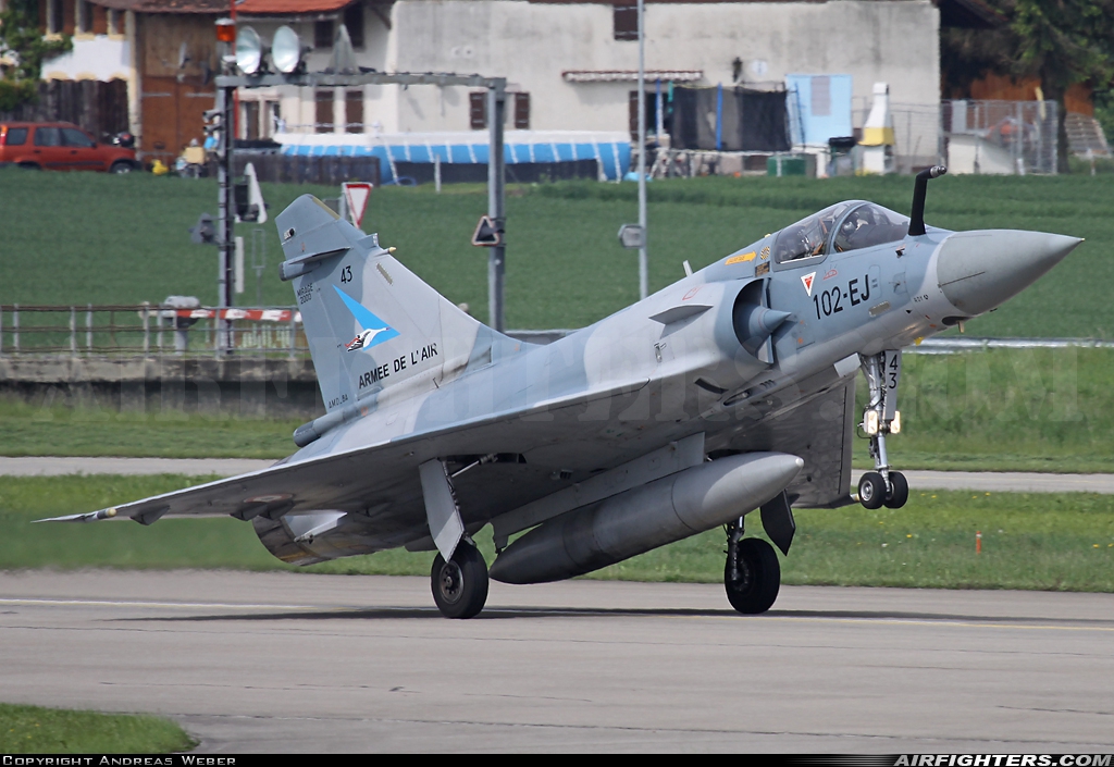 France - Air Force Dassault Mirage 2000-5F 43 at Payerne (LSMP), Switzerland