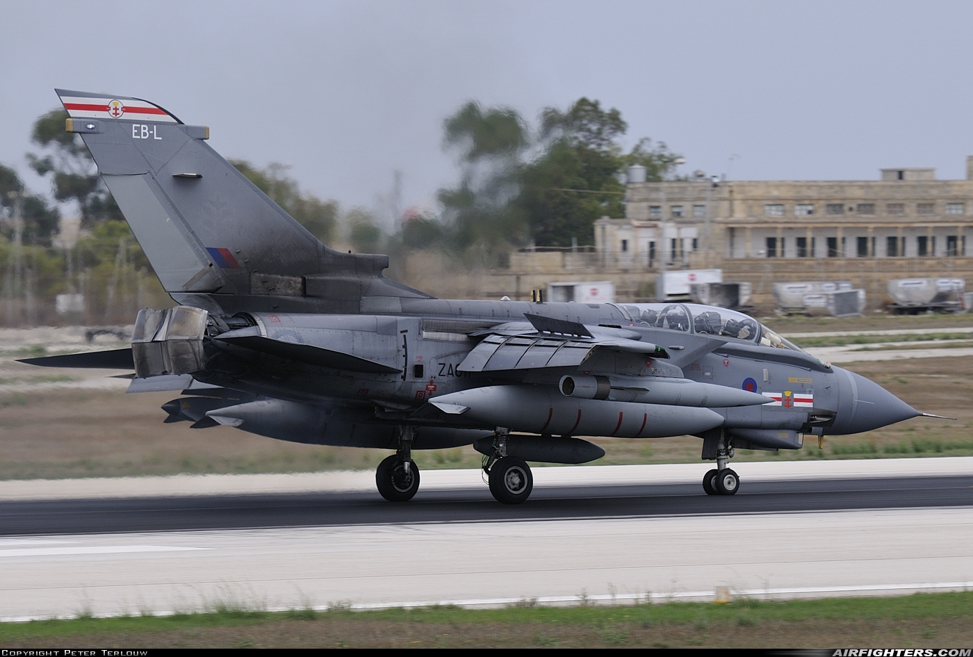 UK - Air Force Panavia Tornado GR4 ZA611 at Luqa - Malta International (MLA / LMML), Malta