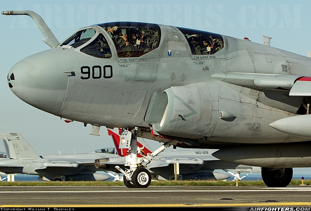 USA - Navy Grumman EA-6B Prowler (G-128) 161880 at Oak Harbor - Whidbey Island NAS / Ault Field (NUW), USA