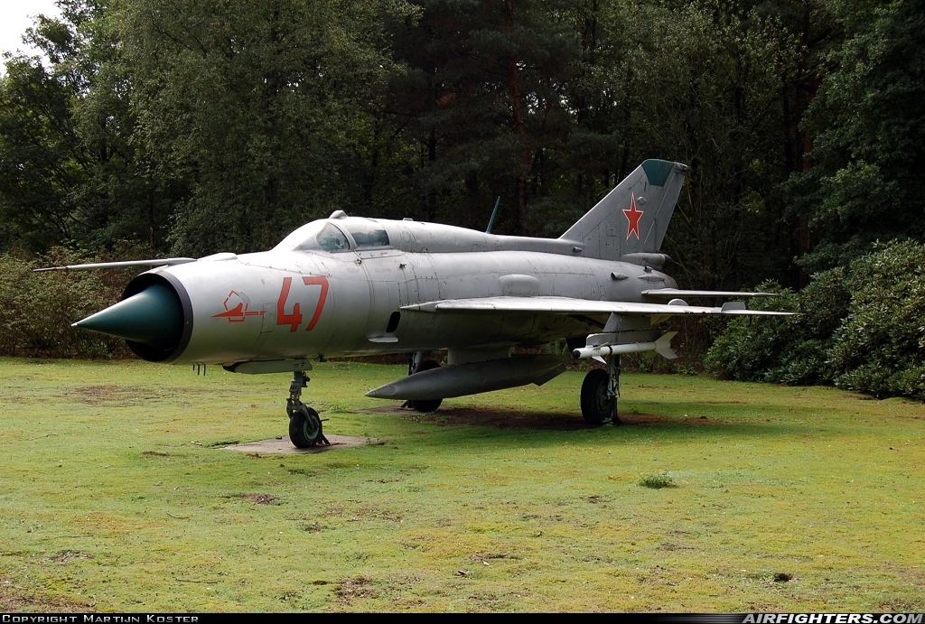Russia - Air Force Mikoyan-Gurevich MiG-21PFM  at Off-Airport - Kamp Zeist, Netherlands