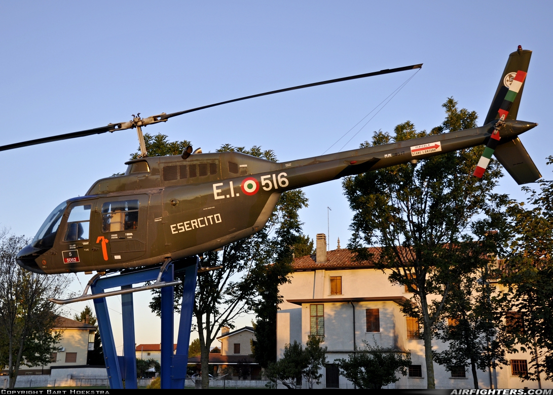 Italy - Army Agusta-Bell AB-206A MM80577 at Off-Airport - Casarsa della Delizia, Italy