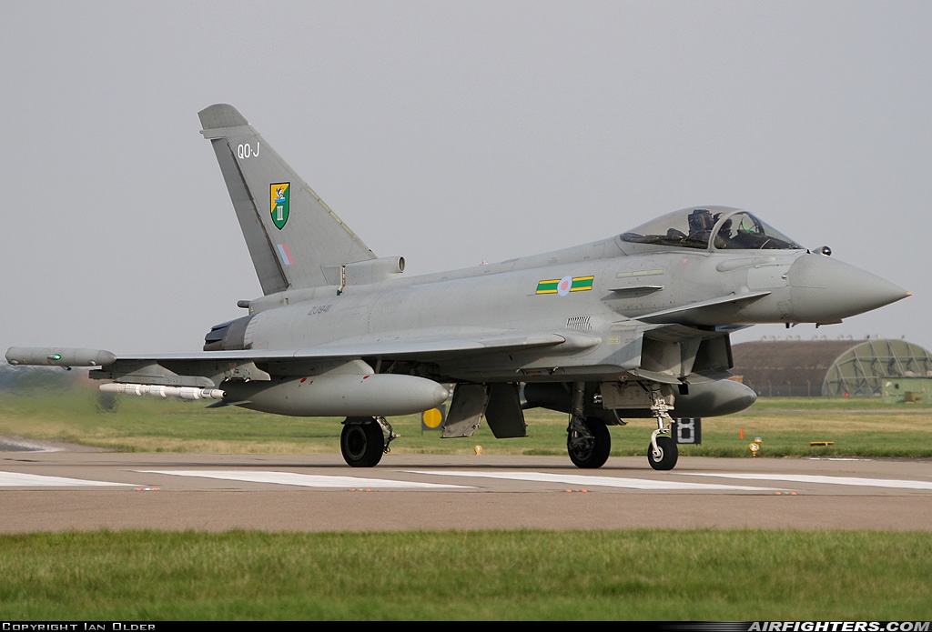 UK - Air Force Eurofighter Typhoon FGR4 ZJ941 at Coningsby (EGXC), UK