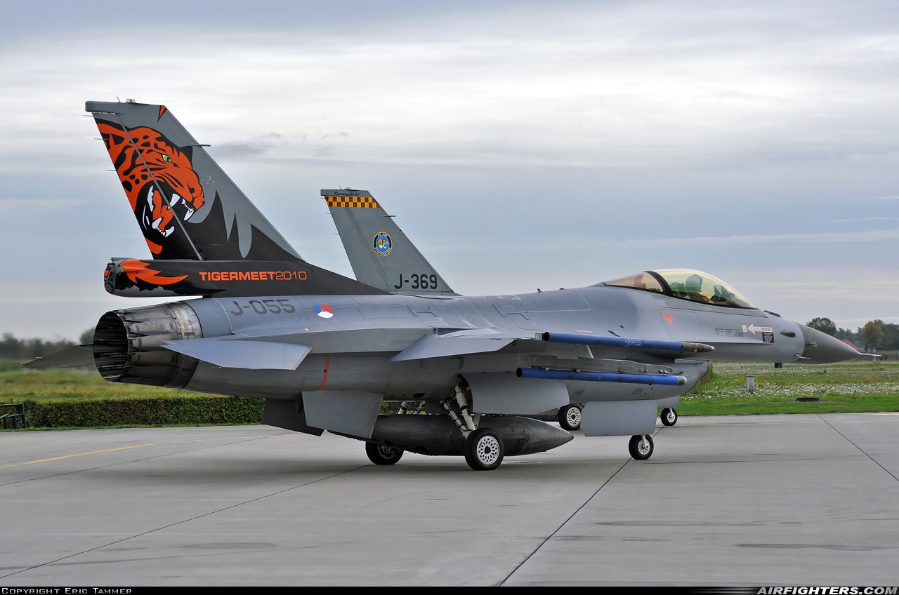 Netherlands - Air Force General Dynamics F-16AM Fighting Falcon J-055 at Uden - Volkel (UDE / EHVK), Netherlands