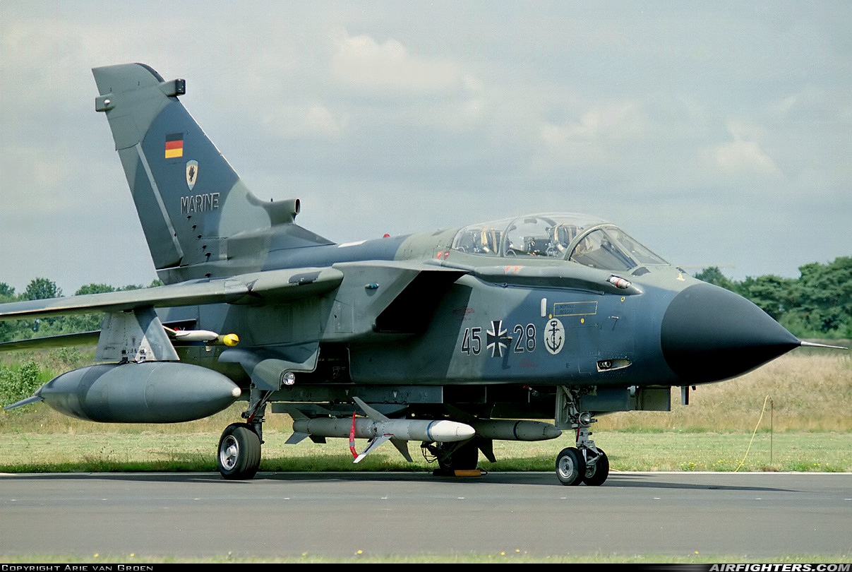 Germany - Navy Panavia Tornado IDS 45+28 at Kleine Brogel (EBBL), Belgium