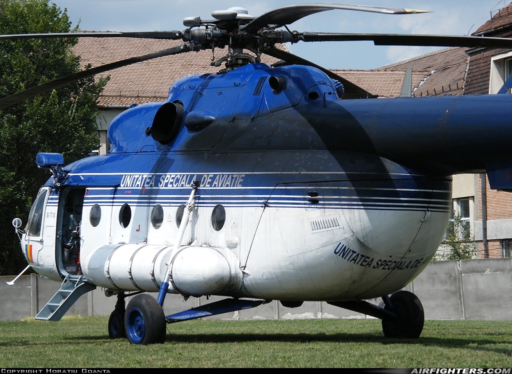 Romania - Government Mil Mi-17-1V 108 at Off-Airport - Medias, Romania