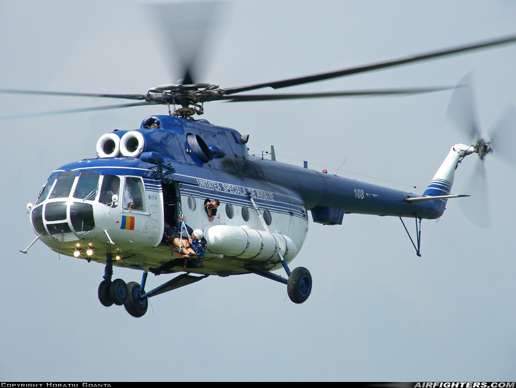 Romania - Government Mil Mi-17-1V 108 at Brasov - Ghimbav (LRBG), Romania