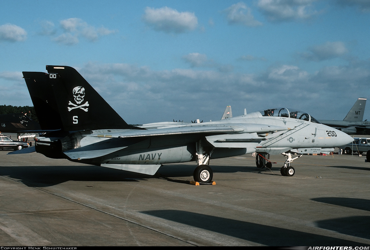 USA - Navy Grumman F-14A Tomcat 161852 at Goldsboro - Seymour Johnson AFB (GSB / KGSB), USA