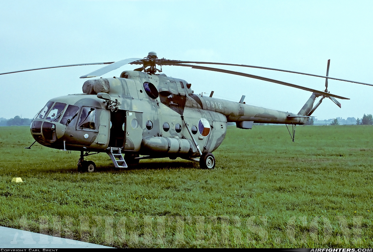 Czech Republic - Air Force Mil Mi-17 0819 at Hradec Kralove (LKHK), Czech Republic
