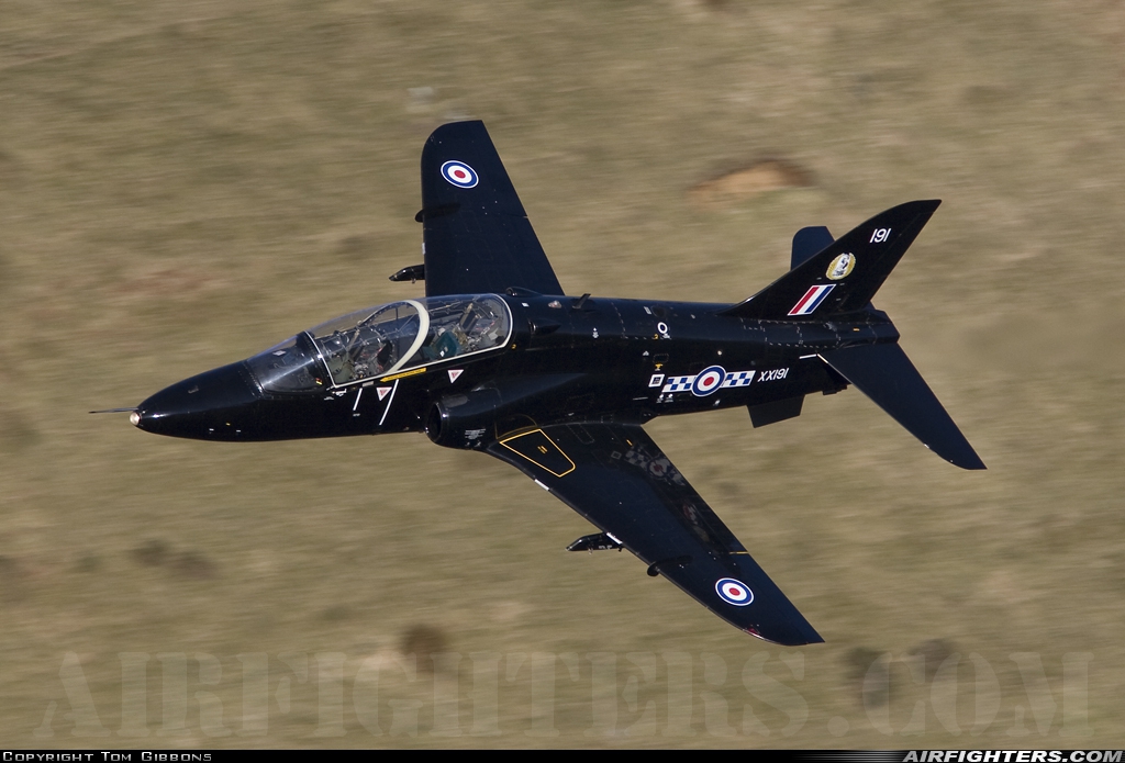 UK - Air Force British Aerospace Hawk T.1A XX191 at Off-Airport - Machynlleth Loop Area, UK