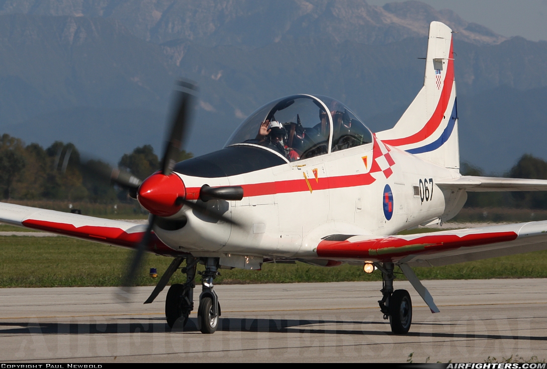 Croatia - Air Force Pilatus PC-9M 067 at Rivolto (LIPI), Italy