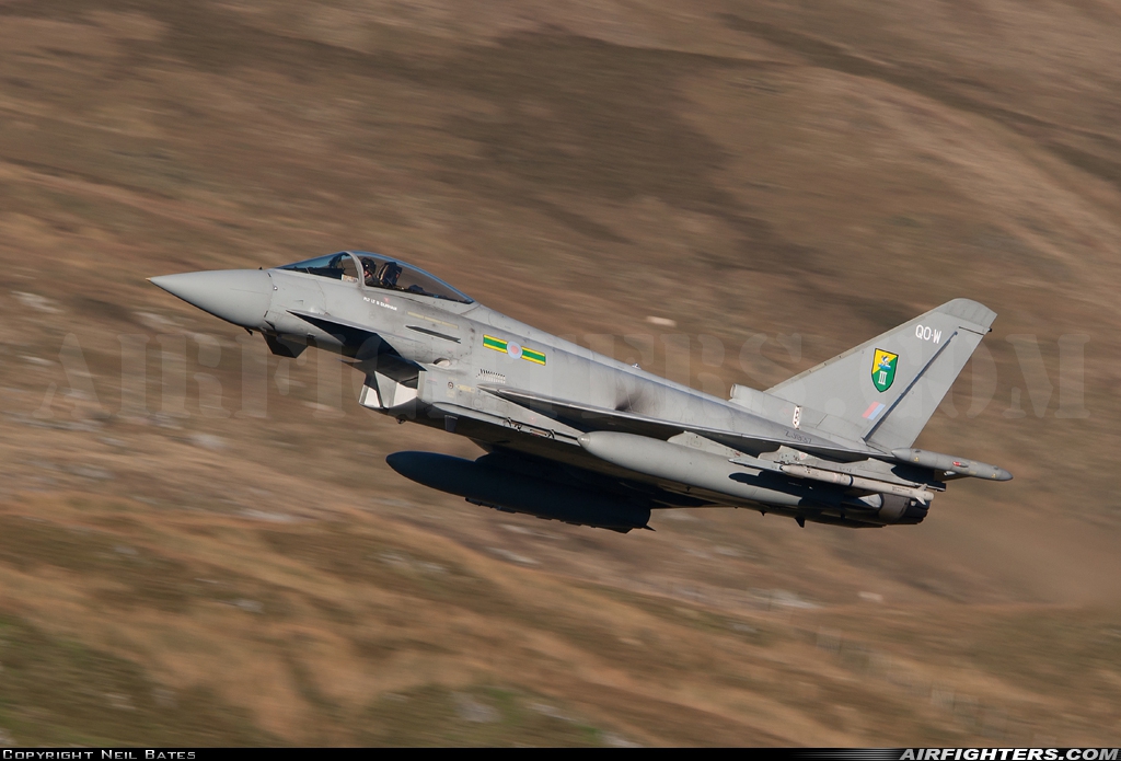 UK - Air Force Eurofighter Typhoon F2 ZJ937 at Off-Airport - Machynlleth Loop Area, UK