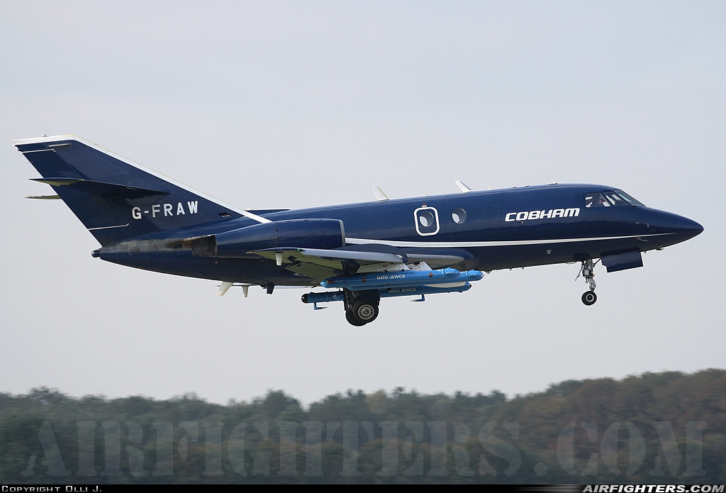Company Owned - Cobham Aviation Dassault Falcon (Mystere) 20C G-FRAW at Uden - Volkel (UDE / EHVK), Netherlands