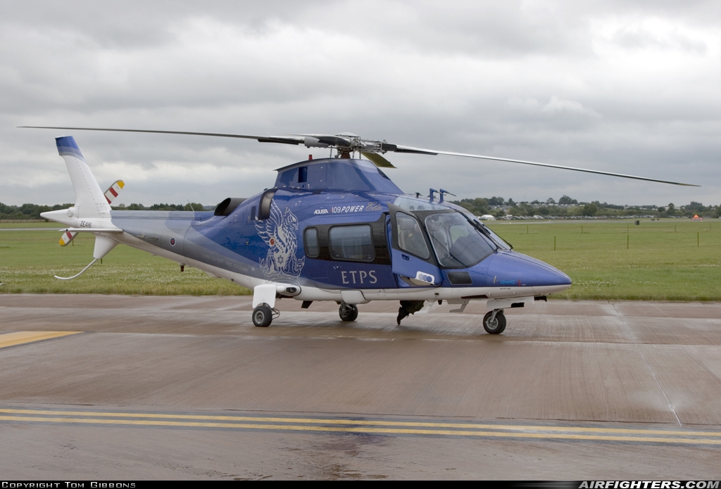 Company Owned - QinetiQ Agusta A-109E Power ZE416 at Fairford (FFD / EGVA), UK