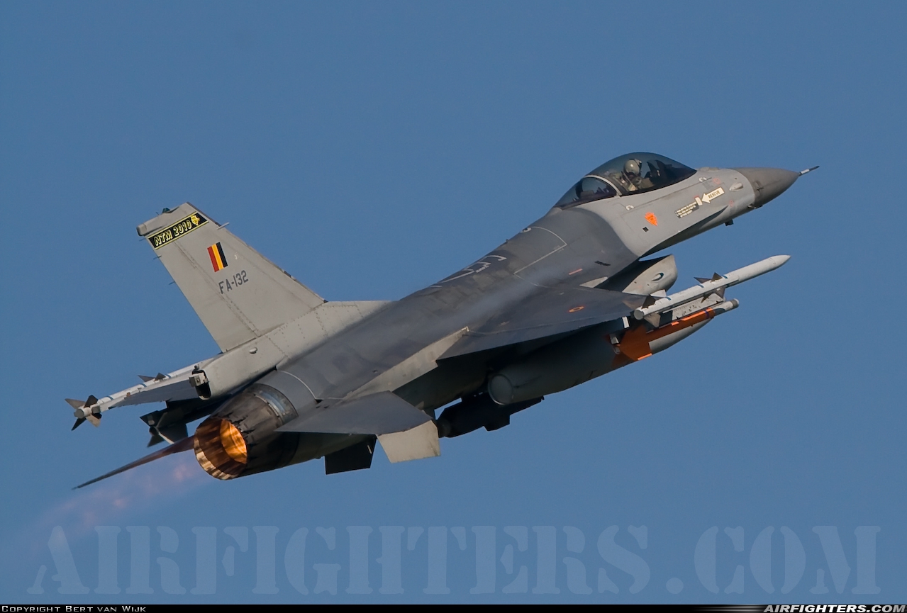 Belgium - Air Force General Dynamics F-16AM Fighting Falcon FA-132 at Uden - Volkel (UDE / EHVK), Netherlands