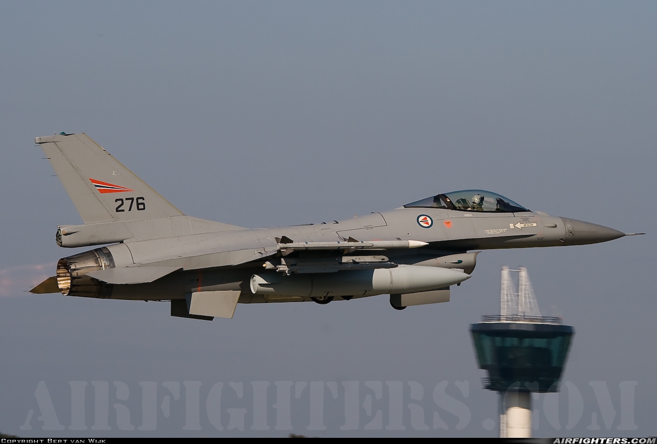 Norway - Air Force General Dynamics F-16AM Fighting Falcon 276 at Uden - Volkel (UDE / EHVK), Netherlands