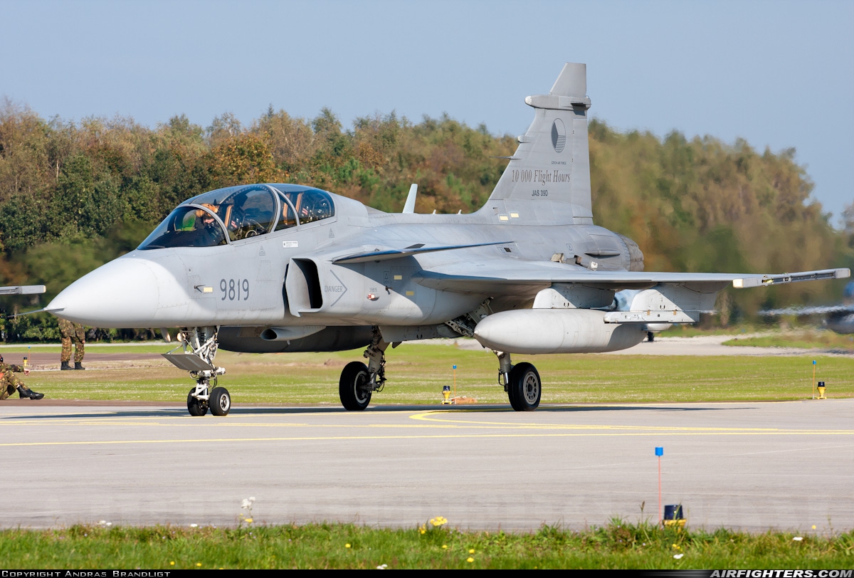 Czech Republic - Air Force Saab JAS-39D Gripen 9819 at Uden - Volkel (UDE / EHVK), Netherlands