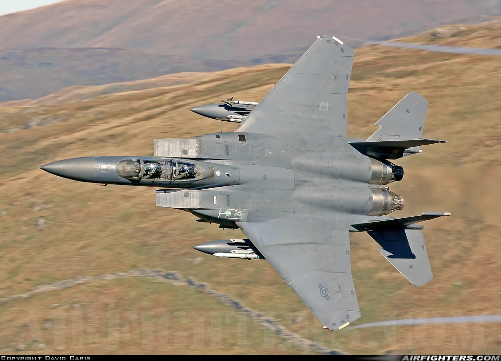 USA - Air Force McDonnell Douglas F-15E Strike Eagle 91-0602 at Off-Airport - Machynlleth Loop Area, UK