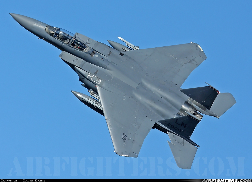 USA - Air Force McDonnell Douglas F-15E Strike Eagle 01-2000 at Off-Airport - Machynlleth Loop Area, UK