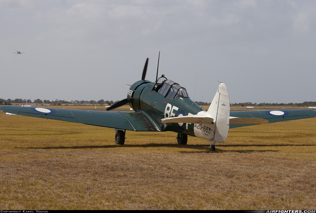 Private Commonwealth CA-16 Wirraway VH-BFF at Point Cook (YMPC), Australia