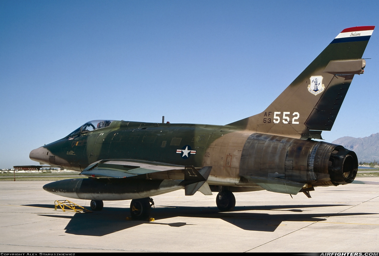 USA - Air Force North American F-100D Super Sabre 55-3552 at Tucson - Davis-Monthan AFB (DMA / KDMA), USA