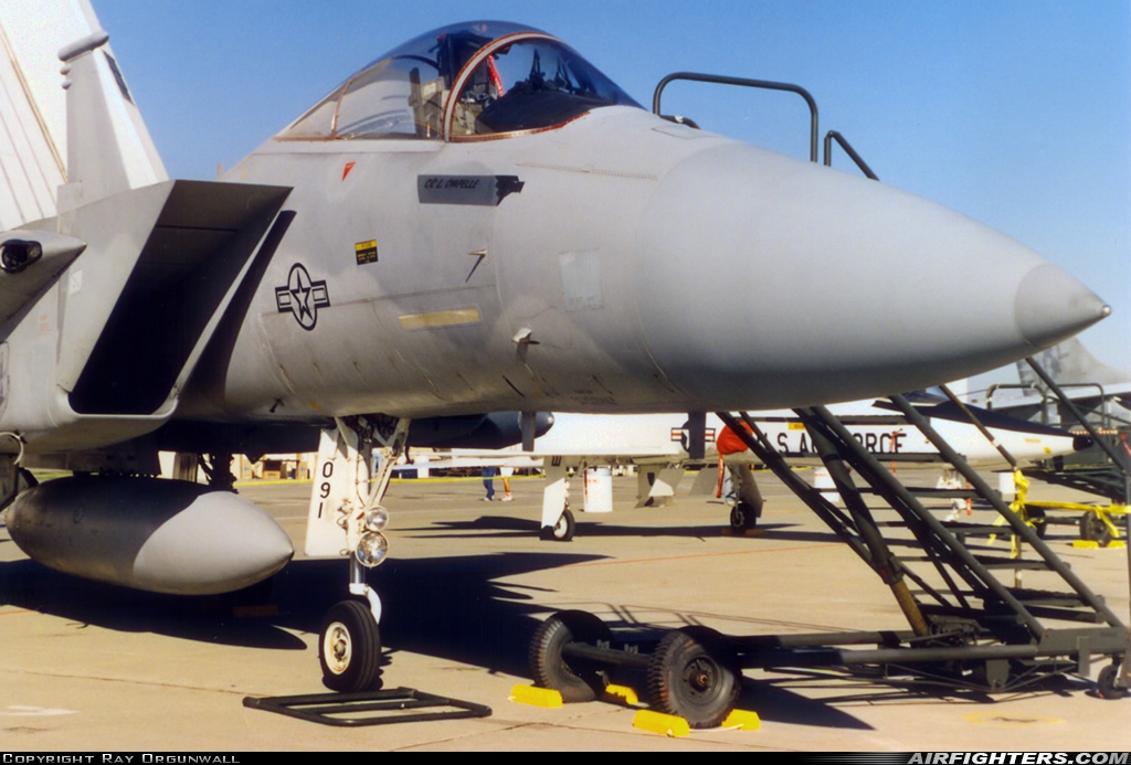 USA - Air Force McDonnell Douglas F-15A Eagle 76-0091 at Mountain View - Moffett Federal Airfield (NAS) (NUQ / KNUQ), USA
