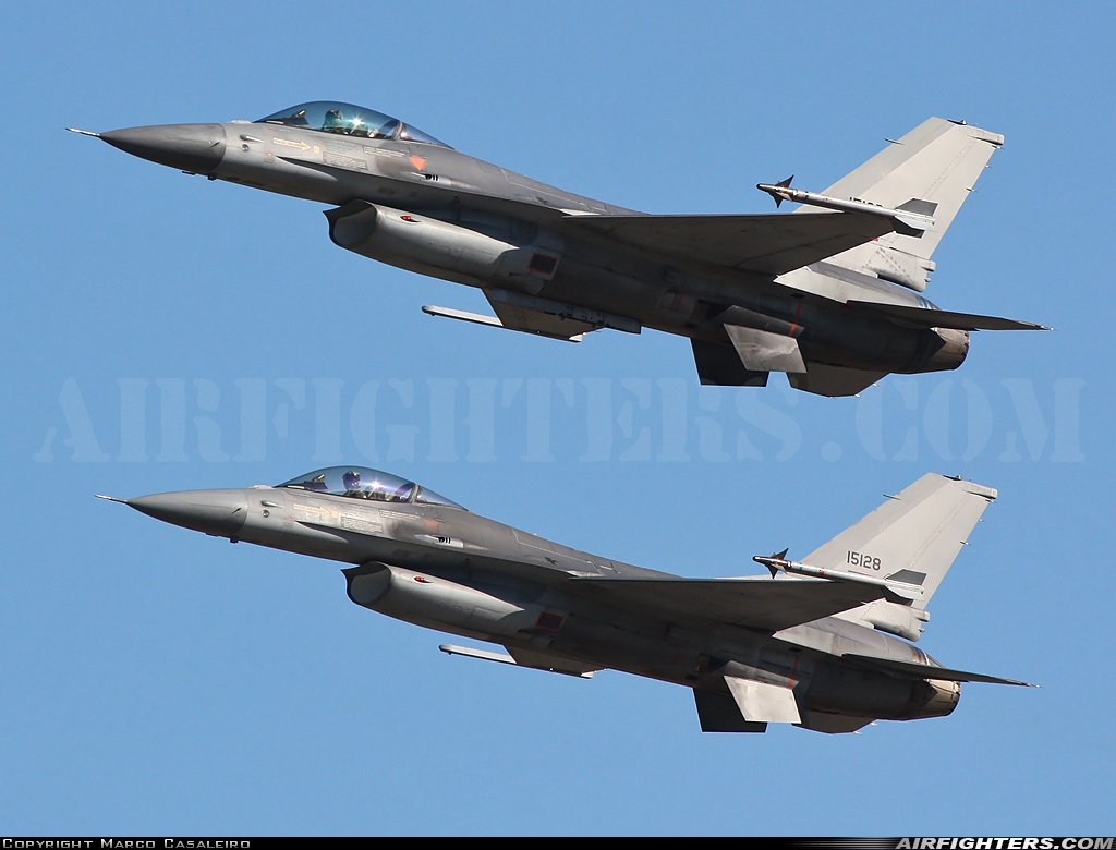 Portugal - Air Force General Dynamics F-16AM Fighting Falcon 15128 at Monte Real (BA5) (LPMR), Portugal