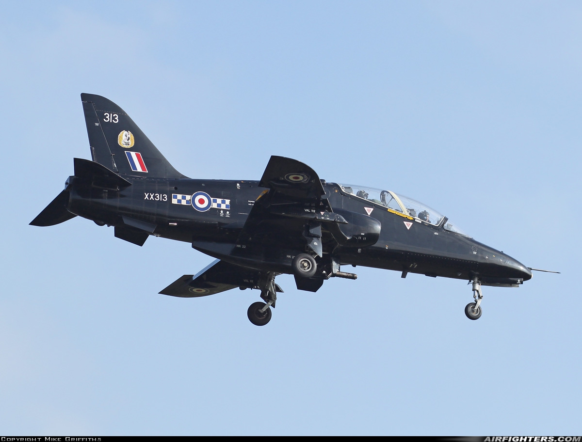 UK - Air Force British Aerospace Hawk T.1W XX313 at Valley (EGOV), UK