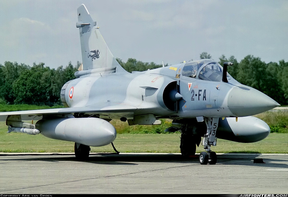 France - Air Force Dassault Mirage 2000-5F 53 at Kleine Brogel (EBBL), Belgium