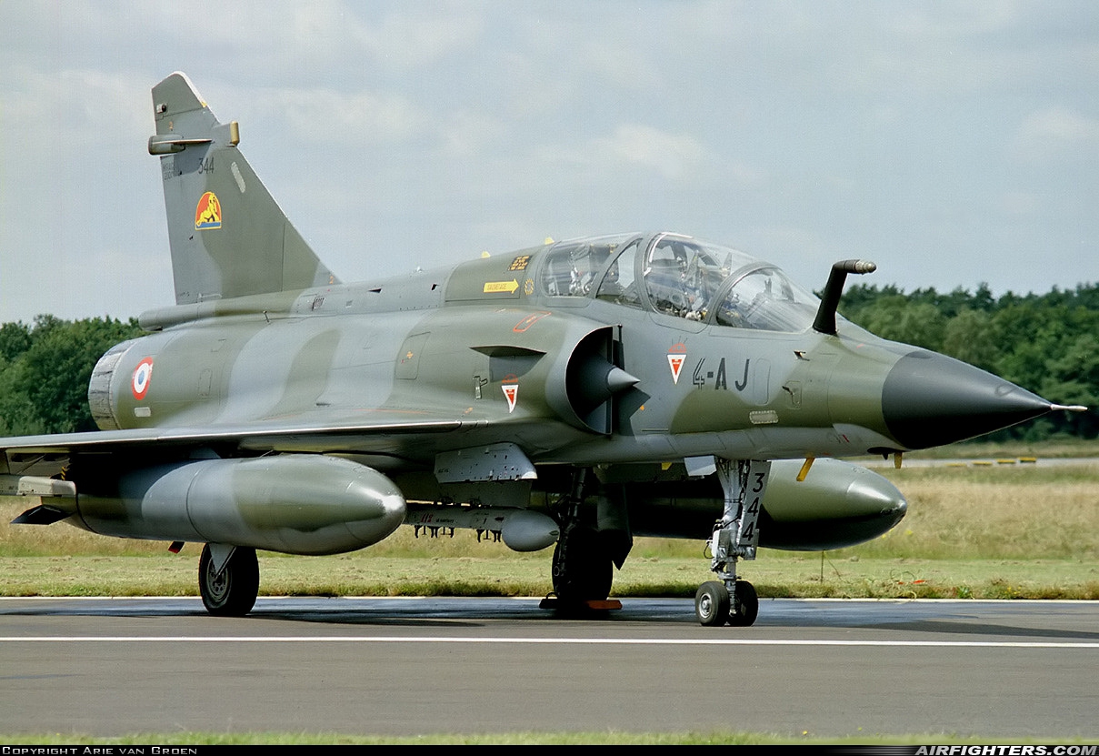 France - Air Force Dassault Mirage 2000N 344 at Kleine Brogel (EBBL), Belgium