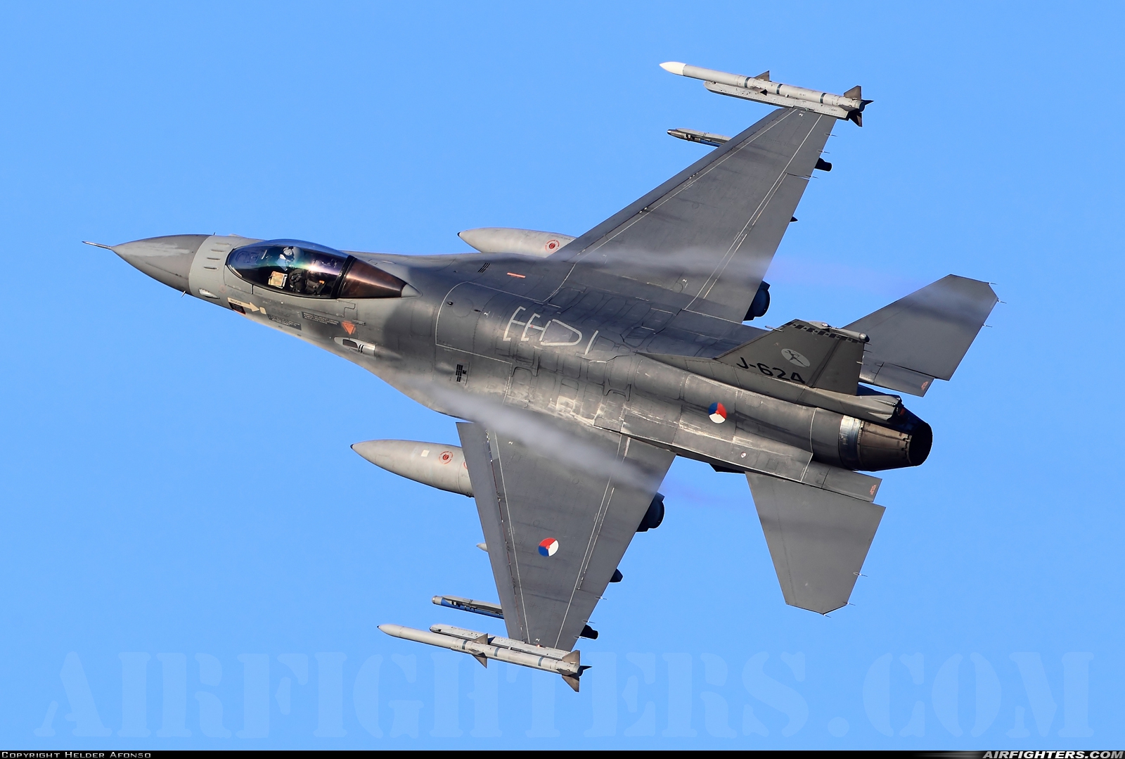 Netherlands - Air Force General Dynamics F-16AM Fighting Falcon J-624 at Monte Real (BA5) (LPMR), Portugal