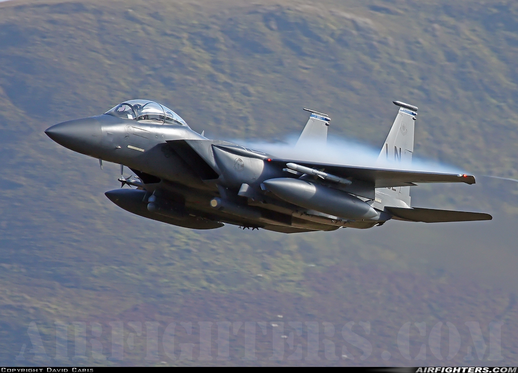 USA - Air Force McDonnell Douglas F-15E Strike Eagle 96-0202 at Off-Airport - Machynlleth Loop Area, UK