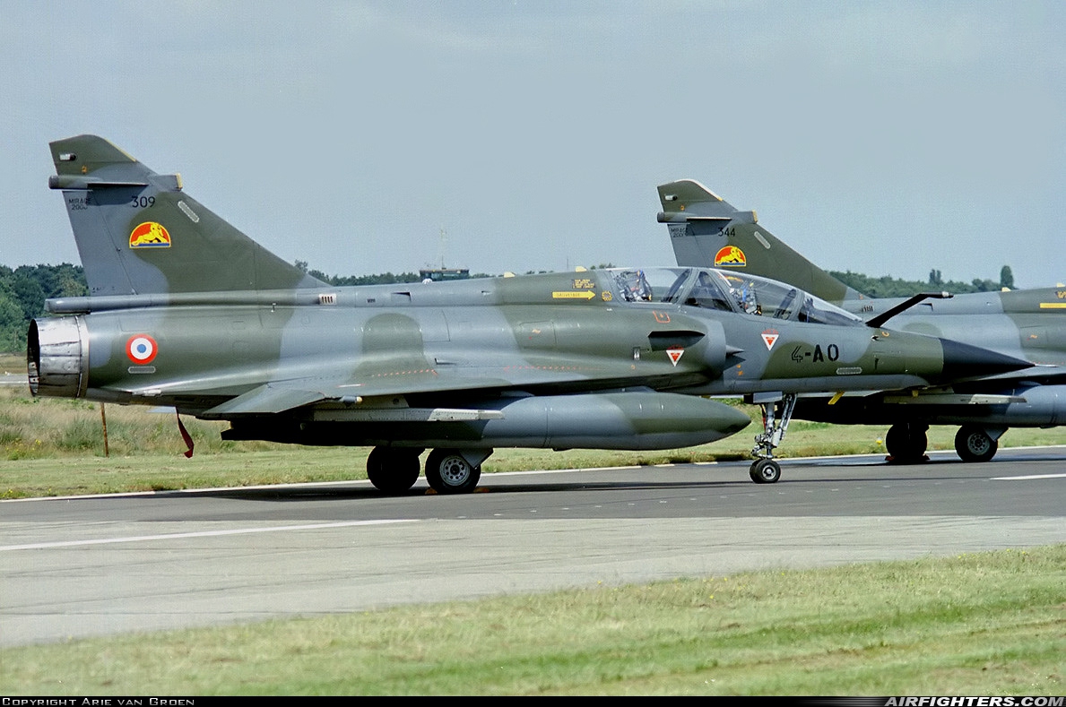 France - Air Force Dassault Mirage 2000N 309 at Kleine Brogel (EBBL), Belgium