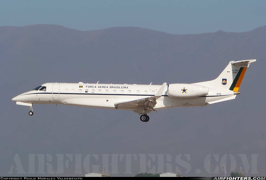 Brazil - Air Force Embraer VC-99B (ERJ-135BJ) 2580 at Santiago - Arturo Merino Benitez (Pudahuel) (SCL / SCEL), Chile