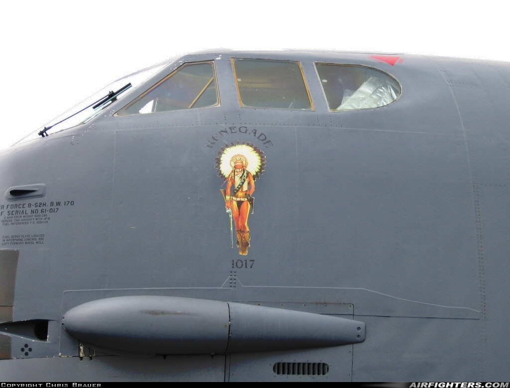 USA - Air Force Boeing B-52H Stratofortress 61-0017 at Abbotsford (YXX / CYXX), Canada