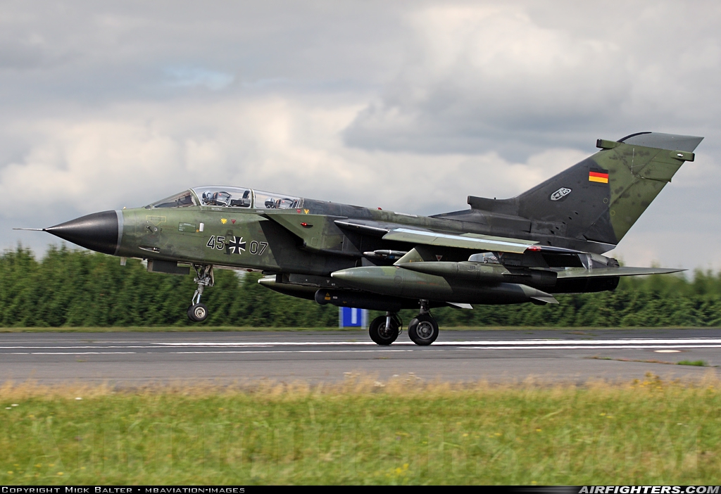 Germany - Air Force Panavia Tornado IDS 45+07 at Buchel (ETSB), Germany
