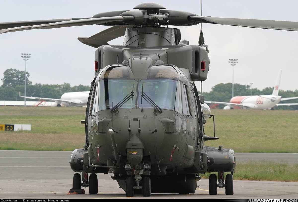 UK - Army AgustaWestland Merlin HC3 (Mk411) ZJ127 / L at Liege (- Bierset) (LGG / EBLG), Belgium