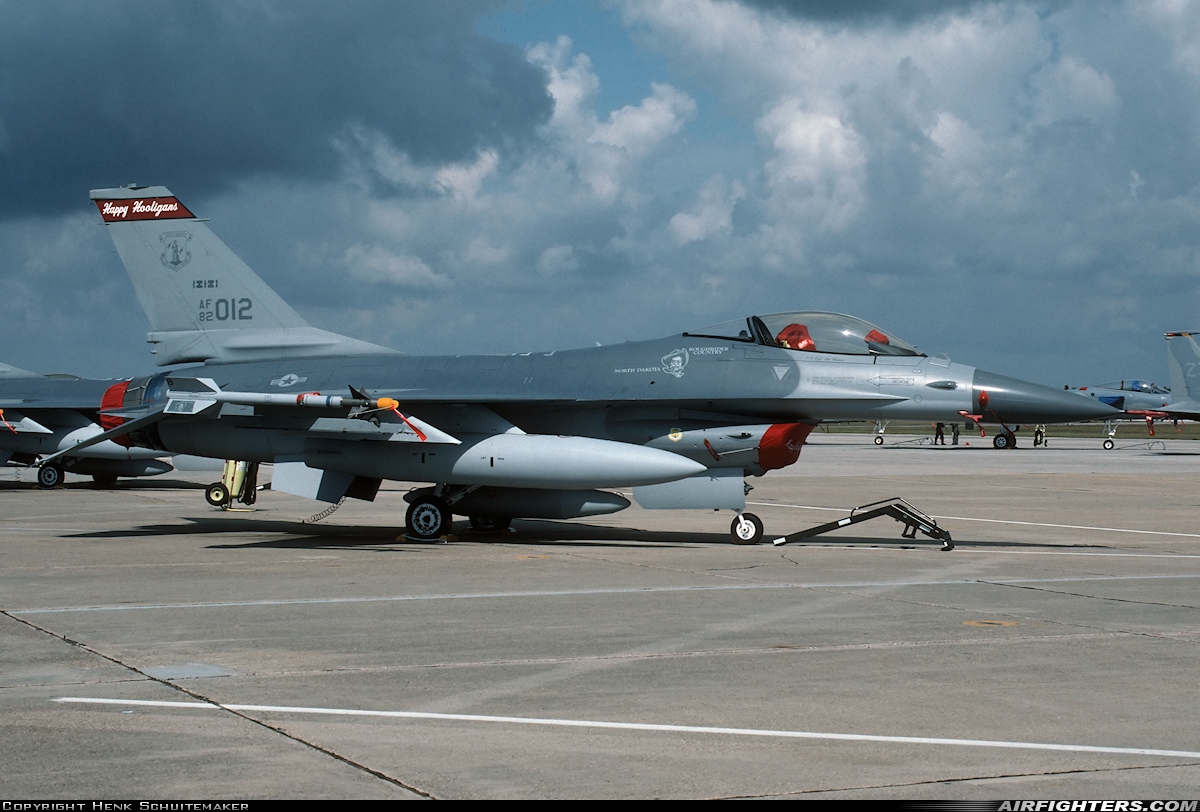 USA - Air Force General Dynamics F-16A/ADF Fighting Falcon 82-1012 at Panama City - Tyndall AFB (PAM / KPAM), USA