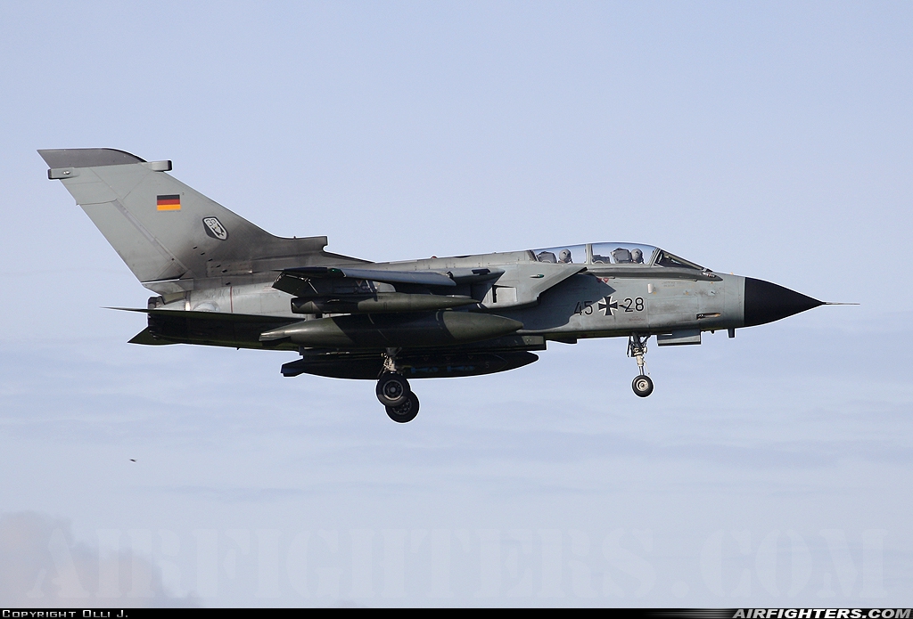 Germany - Navy Panavia Tornado IDS 45+28 at Buchel (ETSB), Germany