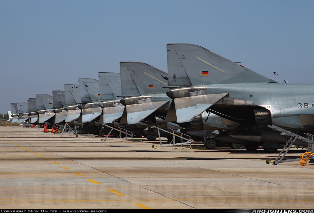 Germany - Air Force McDonnell Douglas F-4F Phantom II 38+10 at Decimomannu - (DCI / LIED), Italy