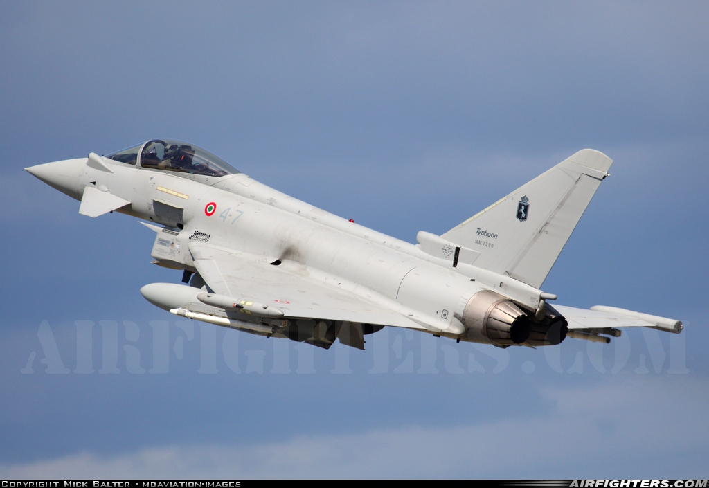 Italy - Air Force Eurofighter F-2000A Typhoon (EF-2000S) MM7290 at Decimomannu - (DCI / LIED), Italy