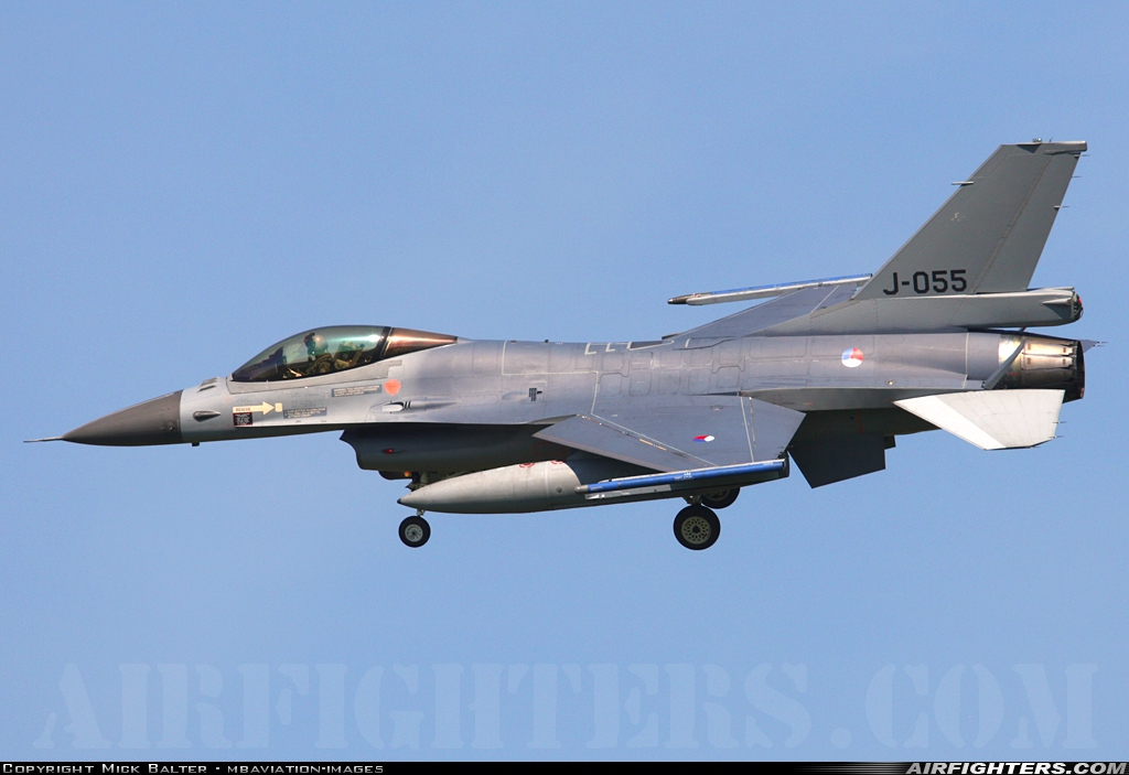 Netherlands - Air Force General Dynamics F-16AM Fighting Falcon J-055 at Uden - Volkel (UDE / EHVK), Netherlands